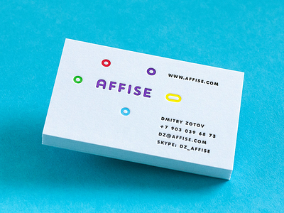 Affise Cards business cards identity logo papera paperaprress press print relief printing