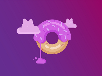 Cat donuts cat donuts illustration