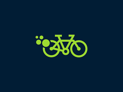 Bike Logo bicycle bike cycle design logo minimal