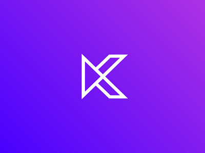 K Play Logo design k logo play