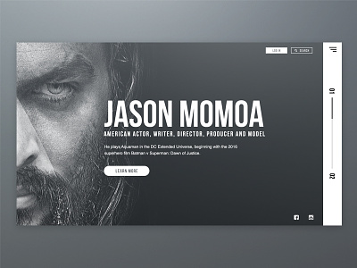 Jason Momoa / Web UI