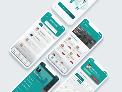 HealthC - Book Doctor Appointment App | UI & UX