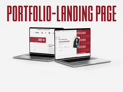 Portfolio Landing Page | UI UX Design