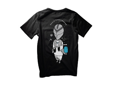 Running Man art character design flat illustration tshirt vector