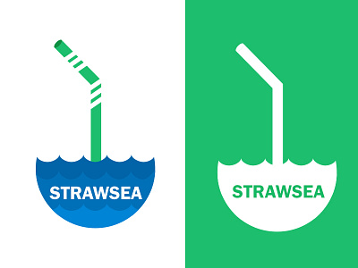 LOGO green logo sea straw water
