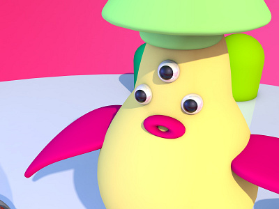 Drunk duck 3d art animation character design design illustration ілюстрація