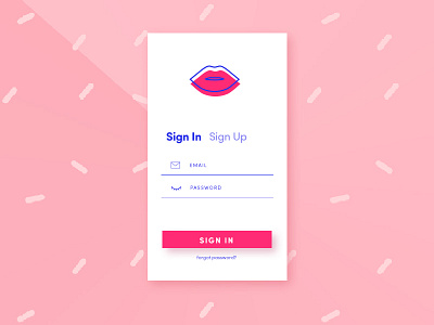 UI #8 Sign In Page daily ui design log in mobile sign in sign up ui