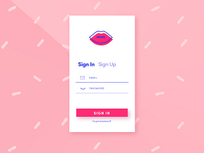 UI #8 Sign In Page