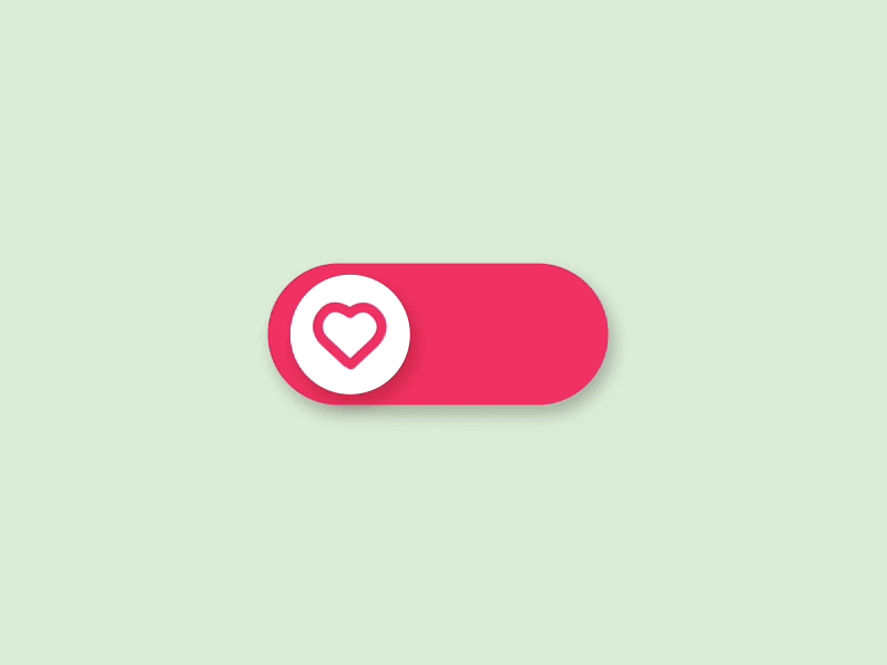 UI #11 On/Off Switch after effects animation button dailyui heart motion graphics off on switch ui