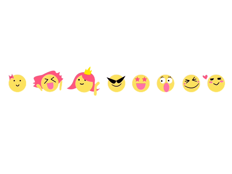 Millennials Facebook reactions after effects animation emojis facebook millennials reactions