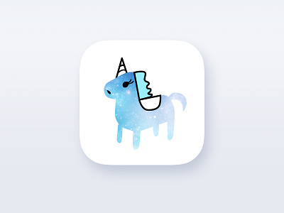 UI #20 App Icon app icon daily ui design illustration pony ui unicorn