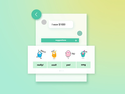 UI #24 Dropdown character daily ui design drawing dropdown illustrations photoshop stickers ui ux vector