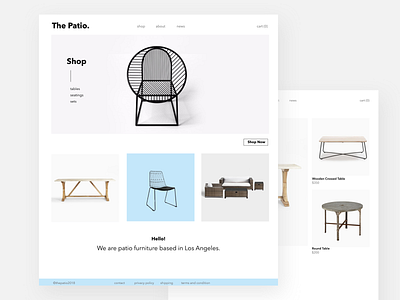 The Patio - Ecommerce Site