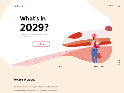 What's in 2029? blog branding daily ui future illustration ui vector web design