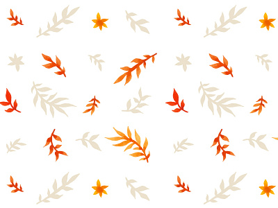 Watercolor Pat autumn background leaves pattern wallpaper watercolor