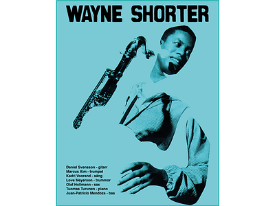 Wayne Shorter jazz poster