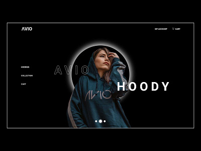 Avio Hoody Landing Page design landingpage ui ux webdesign website