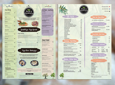 Menu Card Design For a Restaurant. design menu card menu design