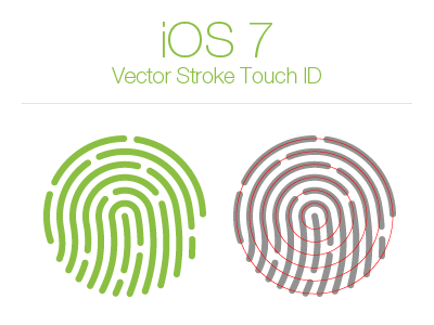 Free iOS 7 Touch ID download eps free icon ios 7 stroke tab bar touch id vector