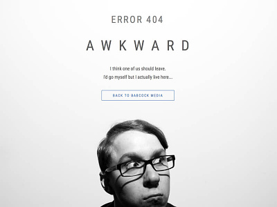Error 404...Awkward