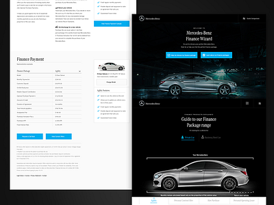 Mercedes Benz Finance Explained responsive design ui ux visual design