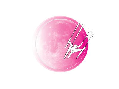 Let's Colonize colonize colony hot illustration moon pink sci fi space space ship vector