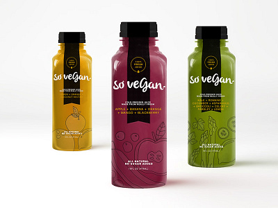 Juice Bottle Design bottle colors food juice packaging vegan
