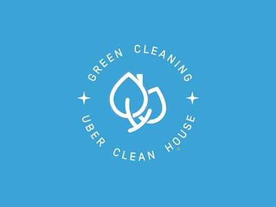Cleaning Company Logo branding clean cleaning house leaf leaves logo wip
