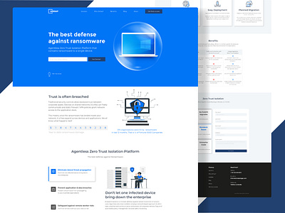 Cyber security Website Design