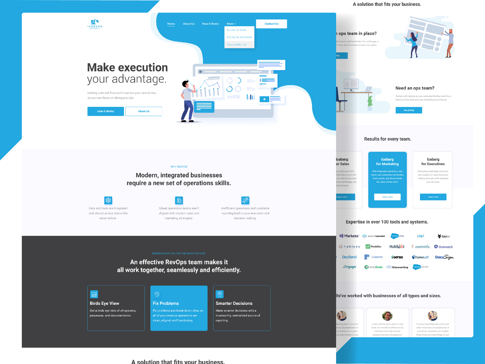 Marketing Website Design by Darko Kosic on Dribbble