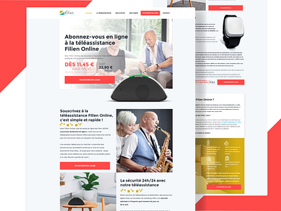 Website Design for French Home Assistance Company about us page branding contact form contact us design designer hero banner homepage design webdesign website design