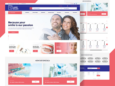 Homepage for dental business about us page branding contact form contact us dental dentist design designer ecommerce hero banner homepage design webdesign website design