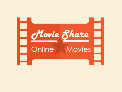 Movieshare Logo design logo metro movies ui