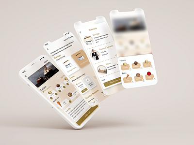 Gelato application design ice cream ui ux