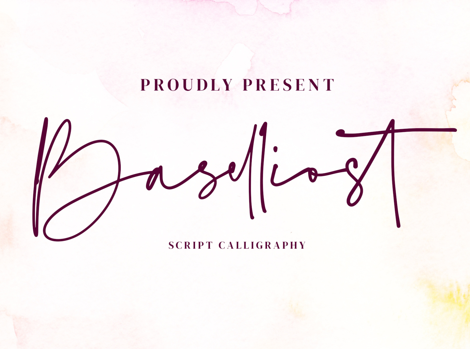 Baselliost handwritten Script font by formatikastudio on Dribbble