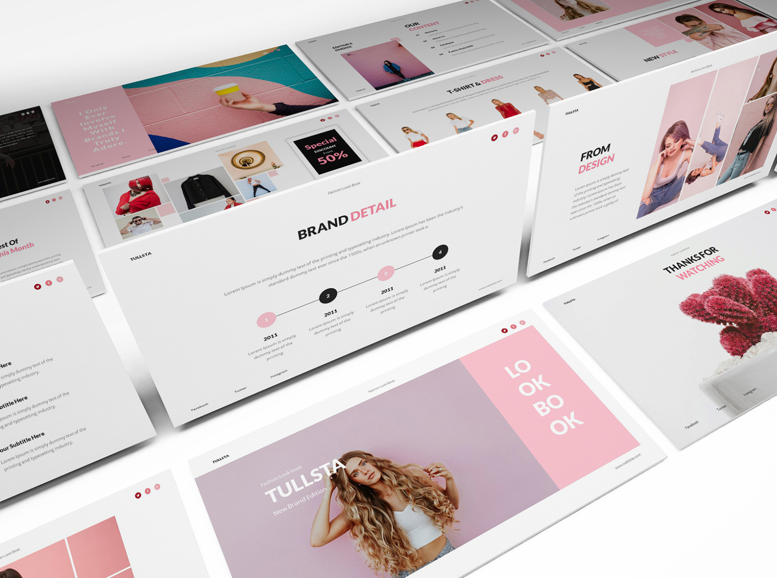 Tullsta Lookbook Powerpoint Template by formatikastudio on Dribbble