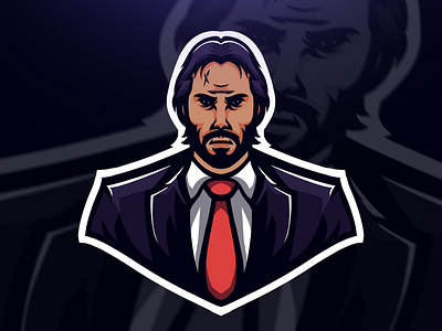 John Wick esport esport logo esportlogo esports esports logo john wick john wick 3 logo logo design logo designer logo esport logo esports logo exploration logodesign logoinspire logos