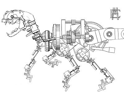 Velociraptor machine robot uruguay velociraptor