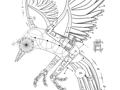 Bird bird machine robot