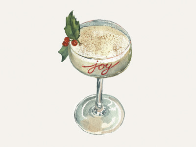 Joy drink illustration joy painting watercolor