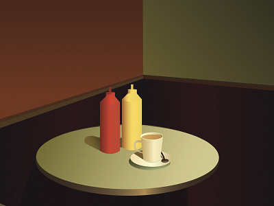 Coffee Vector coffee coffeeshop design illustration illustrator realistic reproduction scene vector vectorart