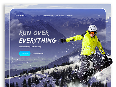 Snowbord Landing Page