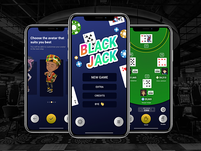 UX Challenge - Blackjack blackjack casino character gambling game malaysia poker