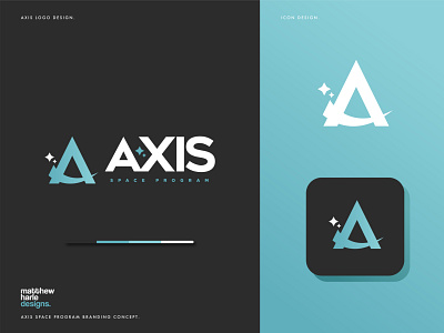 AXIS Space Program Logo Design. brand identity logo logo design logodesign