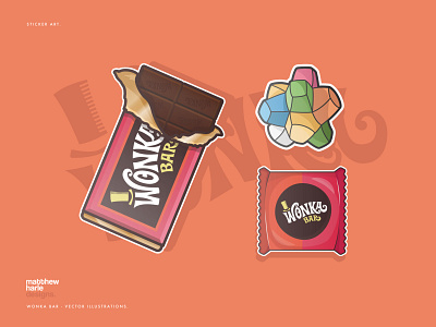 Charlie & The Chocolate Factory - Vector Illustrations.