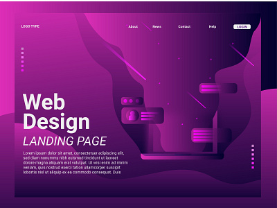 WEB DESIGN app design graphic design identity illustrator mobile ui web website