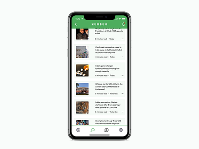 News app app clean design interface ios mobile news ui ux