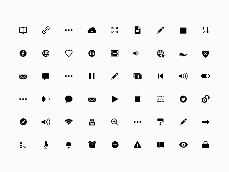 ios glyph animated icons