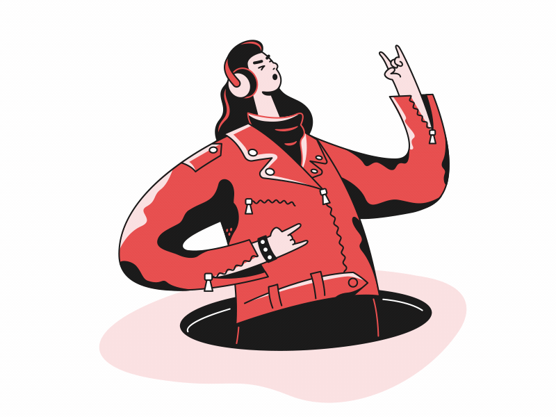 music fan by Alex Chizh for Icons8 on Dribbble