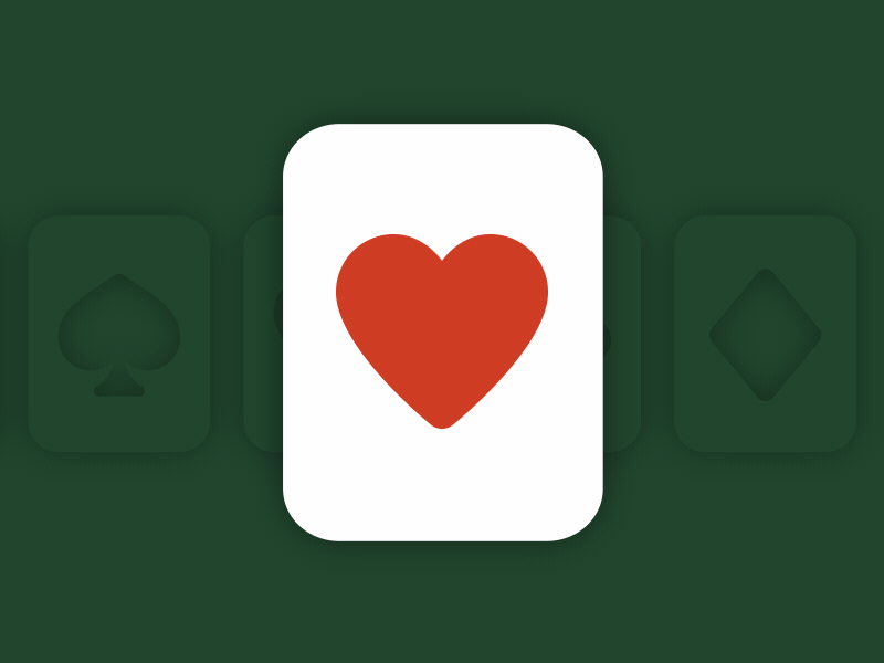 animated cards animated animated gif animation cards clubs design diamonds hearts icon illustration playing cards poker solitaire spades stunt ui ux vector web